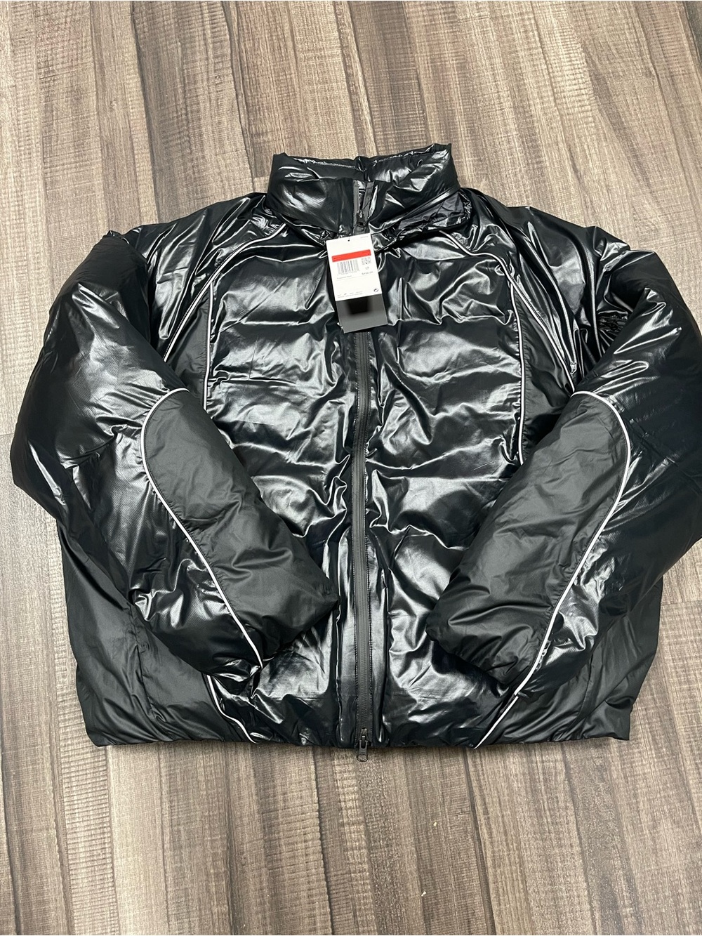 Men's Nike Puffer Jacket Black Size L
